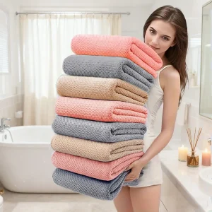 4Pcs Oversized Bath Towel Set - 90x180cm Towel, Soft & Highly Absorbent, Ideal for Home Bathrooms, Hotels & Spas