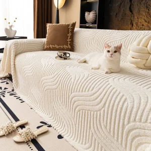 Modern Style Sofa Cover 2025 New Thick Plush Shu Velveteen Throw Blanket for Autumn Winter Non-slip Couch Protector