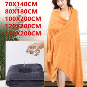 super large, thickening Microfiber bath towel,soft, high absorption and quick-drying, sports, travel, Beauty Hotel Towels
