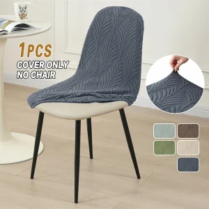 1/4pcs Nordic Shell Style Chair Covers Stretch Armless Chair Slipcovers Anti-dirty Seat Protector Case for Hotel Wedding Party