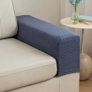 Couch Arm Covers Washable Armchair Slipcovers Checkered Pattern Armrests Chair Covers Suitable for Chairs and Sofas